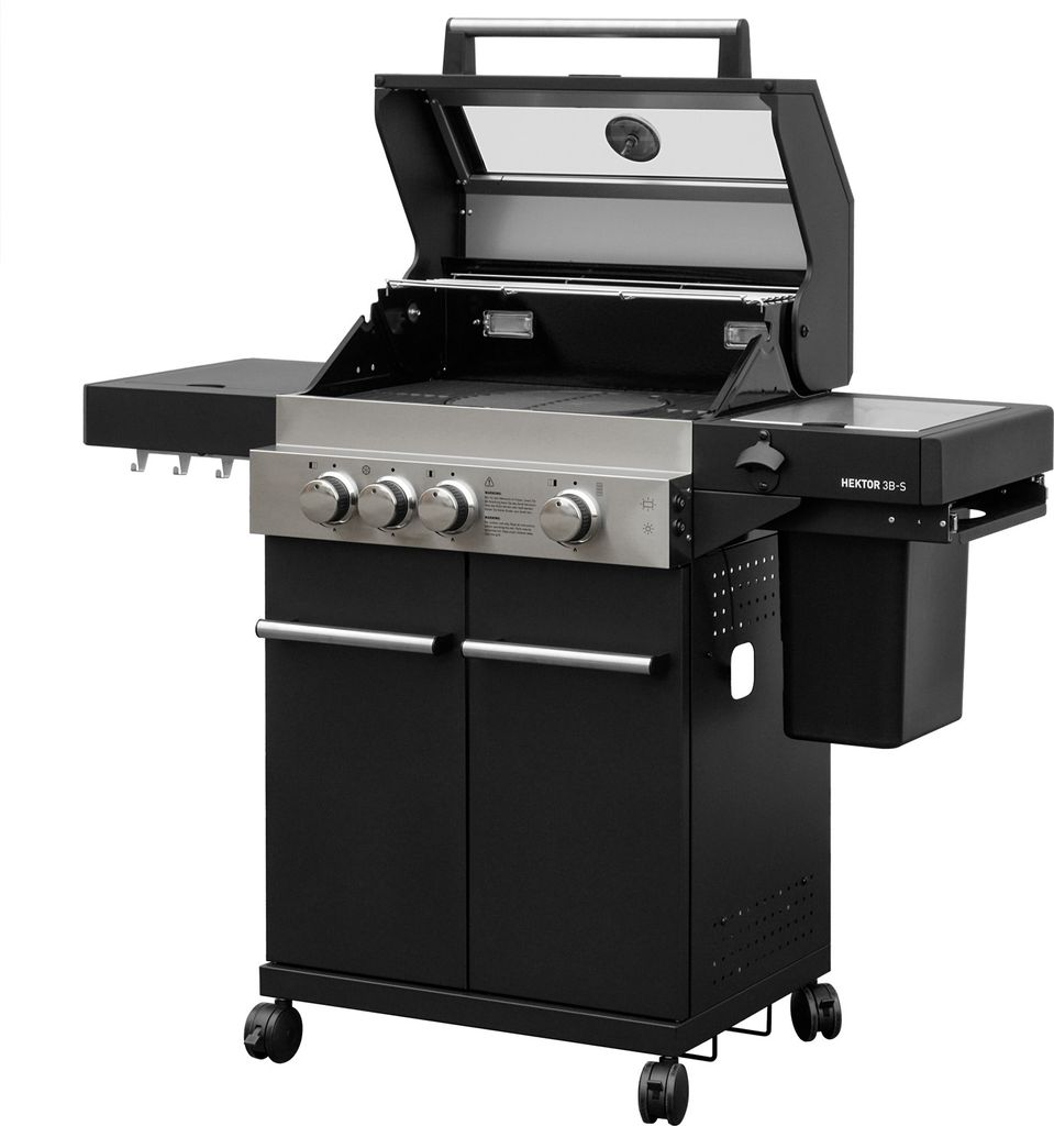 Feuergott Gas-Grillstation Hektor 3B-S inkl. Abdeckhaube