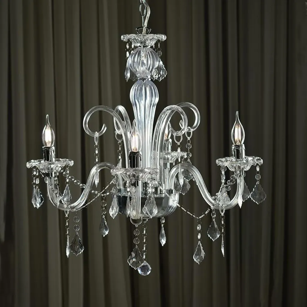 Lustre suspension moderne en acrylique transparent pour votre salon