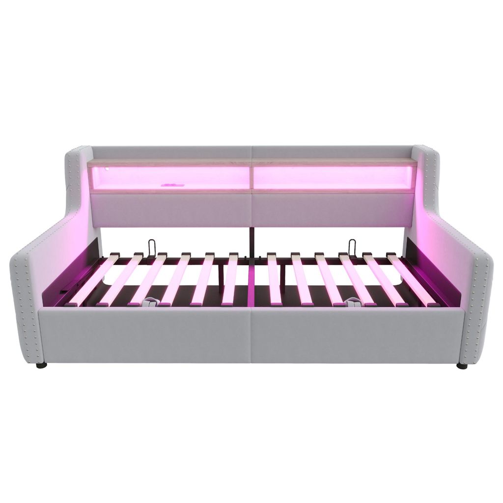 Flieks Schlafsofa Tagesbett 90x200cm mit Stauraum, Produktbild 