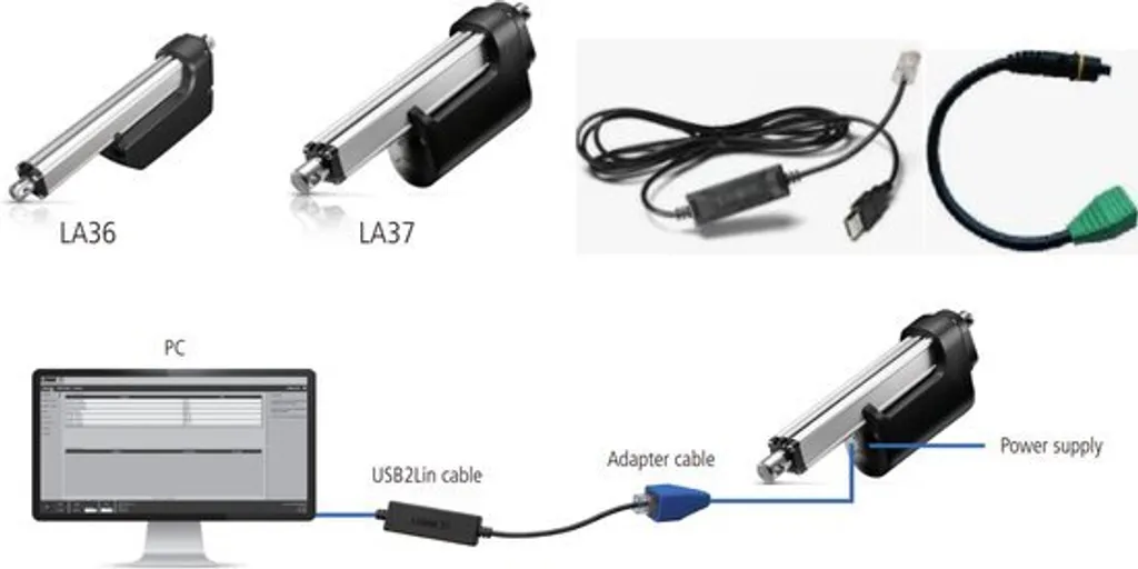 Câble Linak Buslink IC pour Actionneur LA36 et LA37 - Longueur 2m