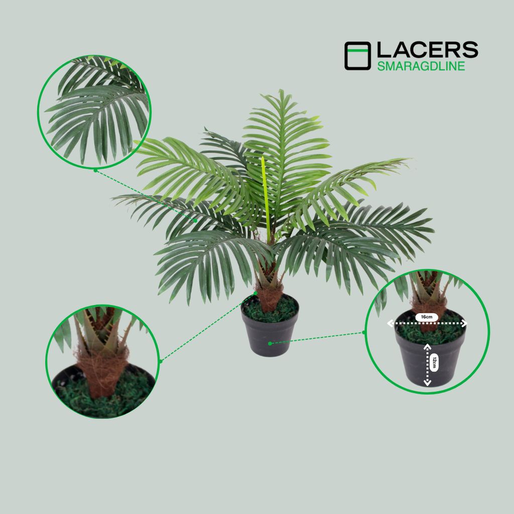 Lacers SMARAGDLINE künstliche Phoenix Palme mit im Topf Produktbild 