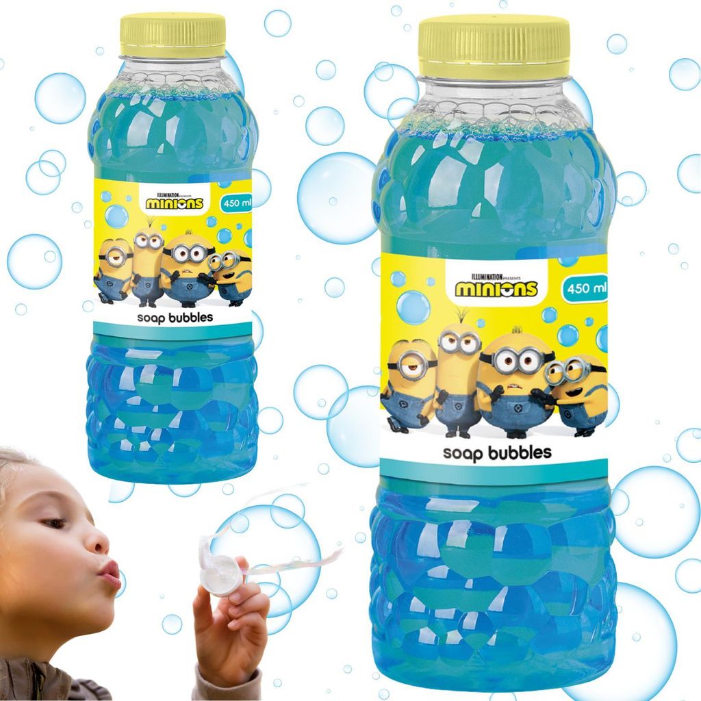 Minions Seifenblasen-Set für Kinder 450 ml 200425