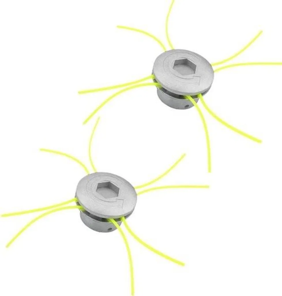 Tête de débroussailleuse robuste en aluminium avec fil nylon de 2,4mm
