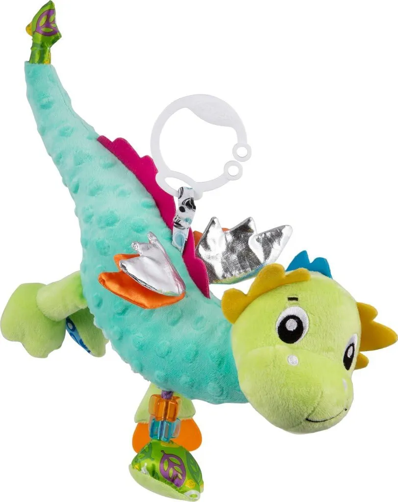 Playgro Sensory Friend Dragon - Jouet d'Éveil Sensoriel pour Bébé
