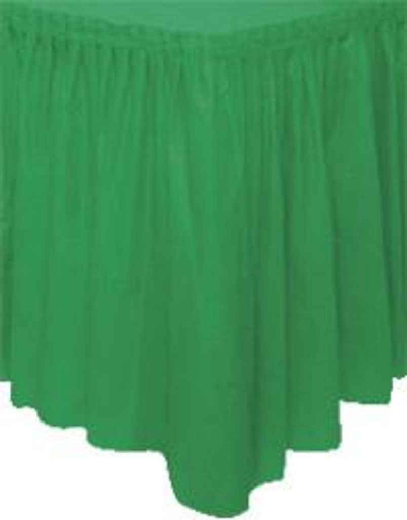 Tischverkleidung / Skirting dunkelgrün Produktbild 
