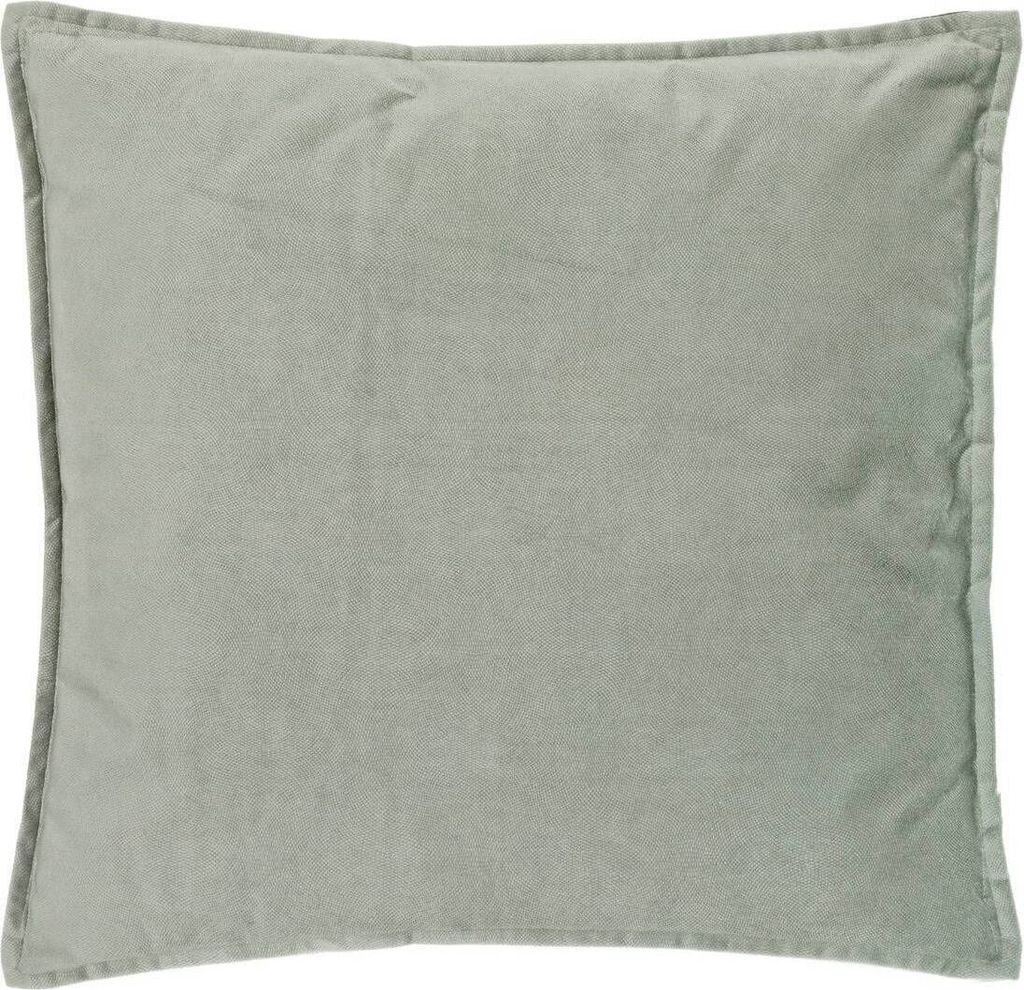 Kissen "lilou" baumwolle seladongrün 45x45cm - Atmosphera créateur d'intérieur