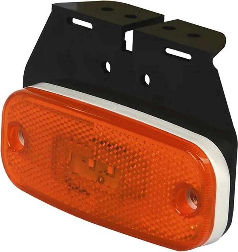 Seitenmarkierungsleuchte 10-30V bernsteinfarben 110x45mm LED mit Halter