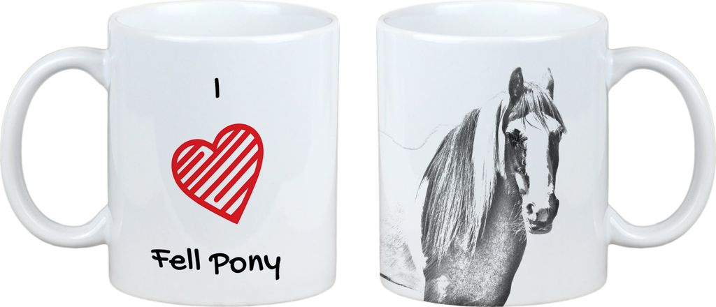 Fellpony - Tasse mit Pferd, niedliche Tasse mit Grafik, Geschenk mit Ihrem Foto von der Marke Art-Dog