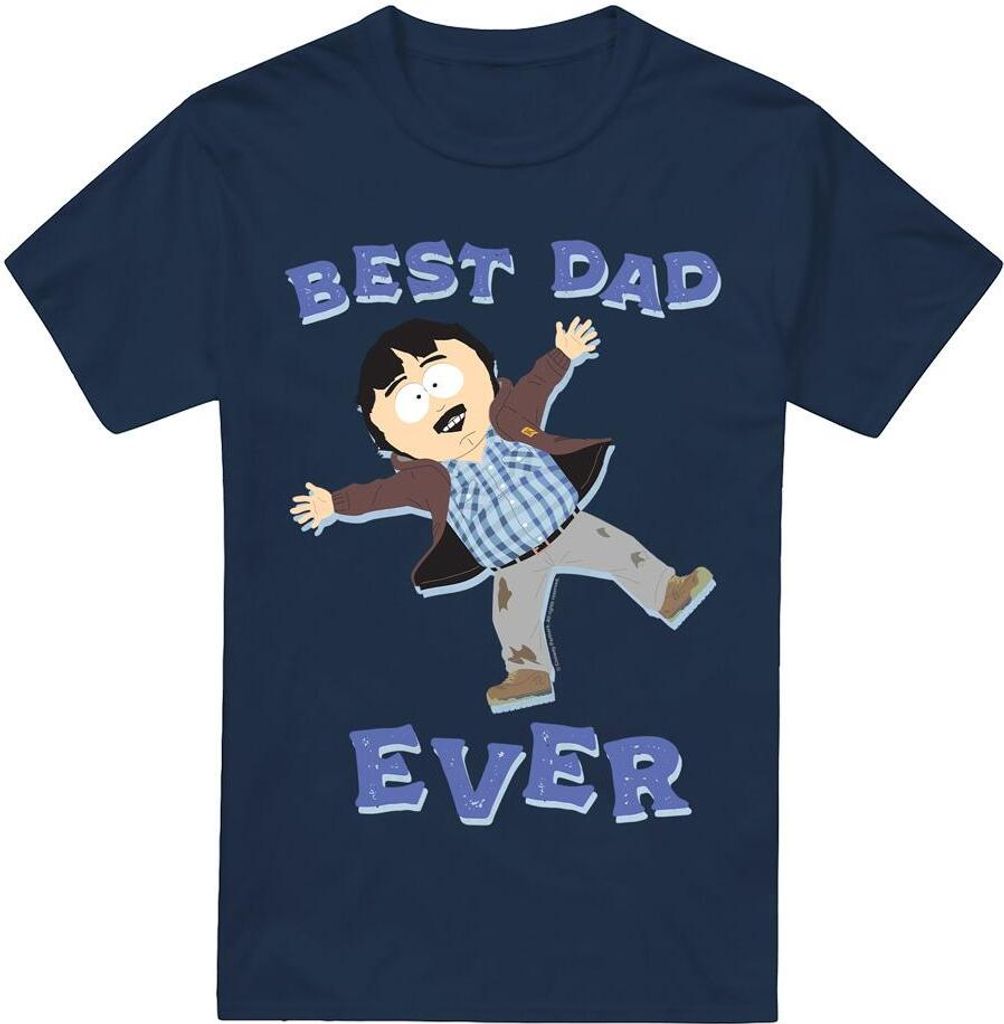 South Park - "Best Dad Ever" T-Shirt für Herren - Vatertag TV7202 (S) (Marineblau)