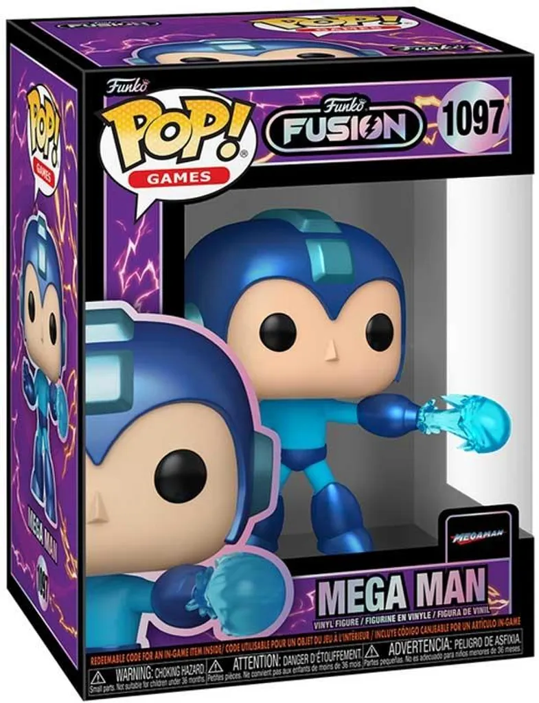 Mega Man Funko Fusion POP 9 cm : Figurine Vinyle avec Variante Chase Rare