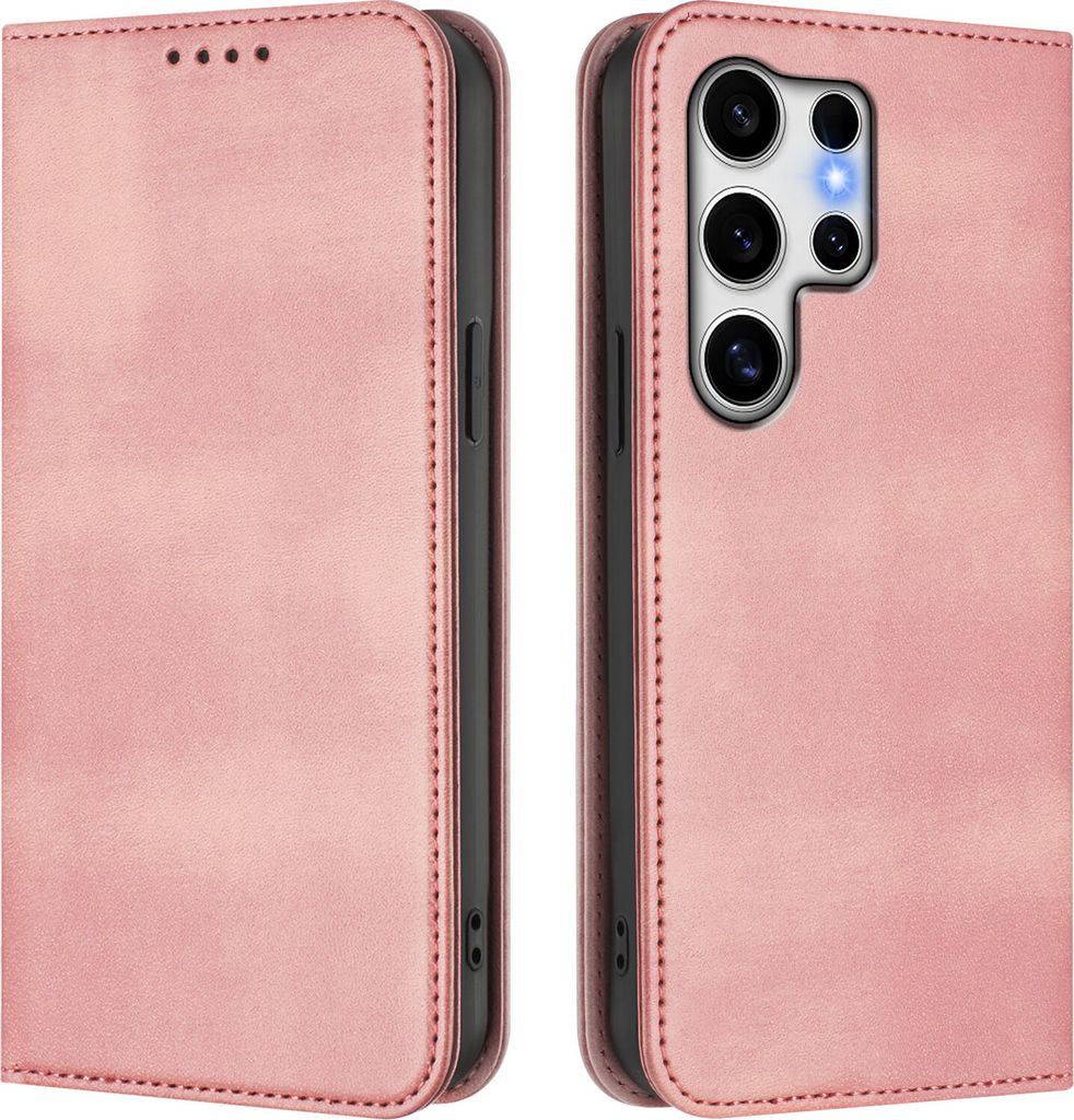 Handyhülle für Samsung Galaxy S25 Ultra, Vintage Leder RFID Produktbild 