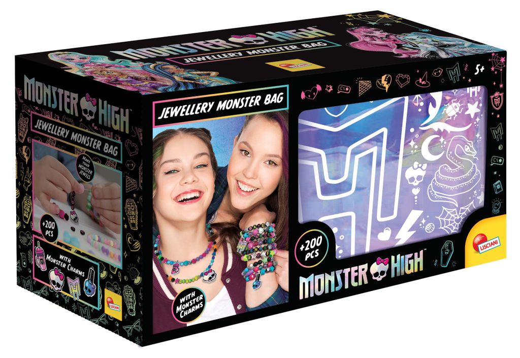 Lisciani 104550 - Monster High jewellery monster bag DIY Obrázek produktu 