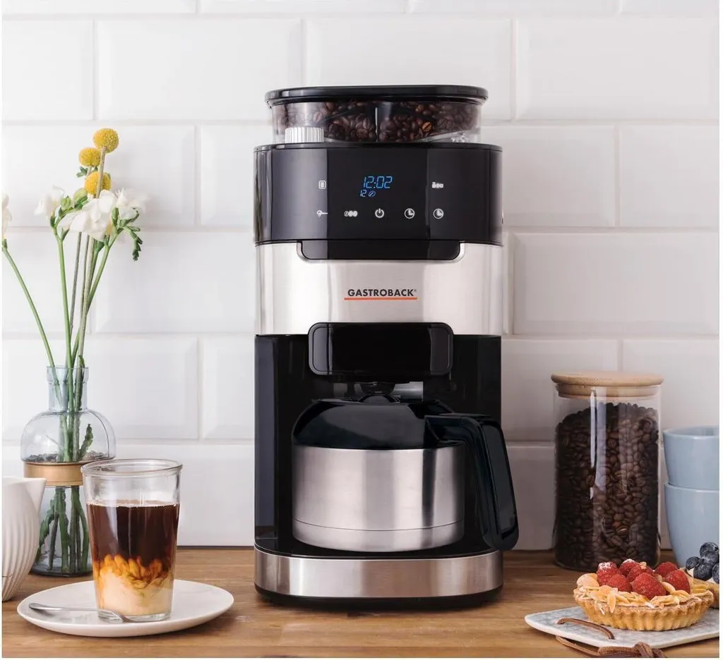 Machine à Café Filtre Gastroback Grind & Brew : Fini le Café Moulu Fade