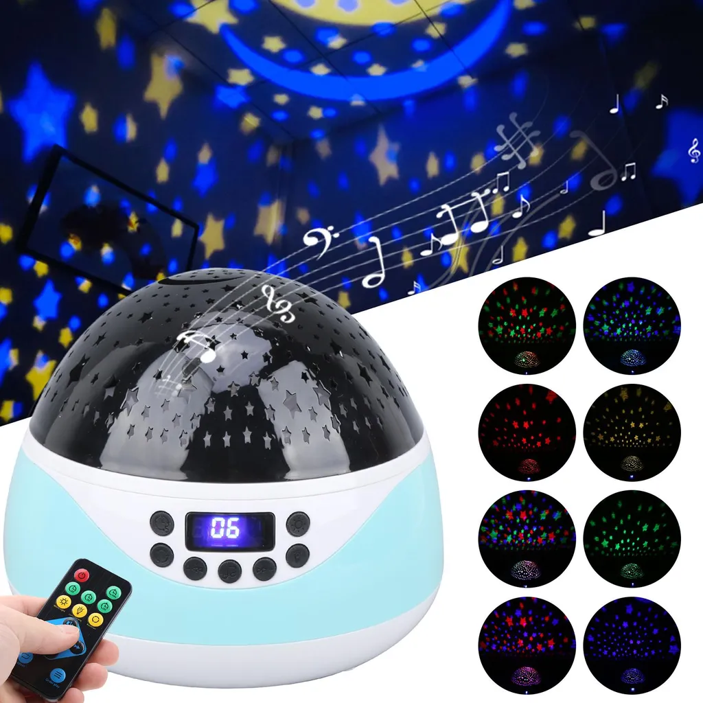 Projecteur LED avec Musique KidBlue et Télécommande à Affichage Digital - 5
