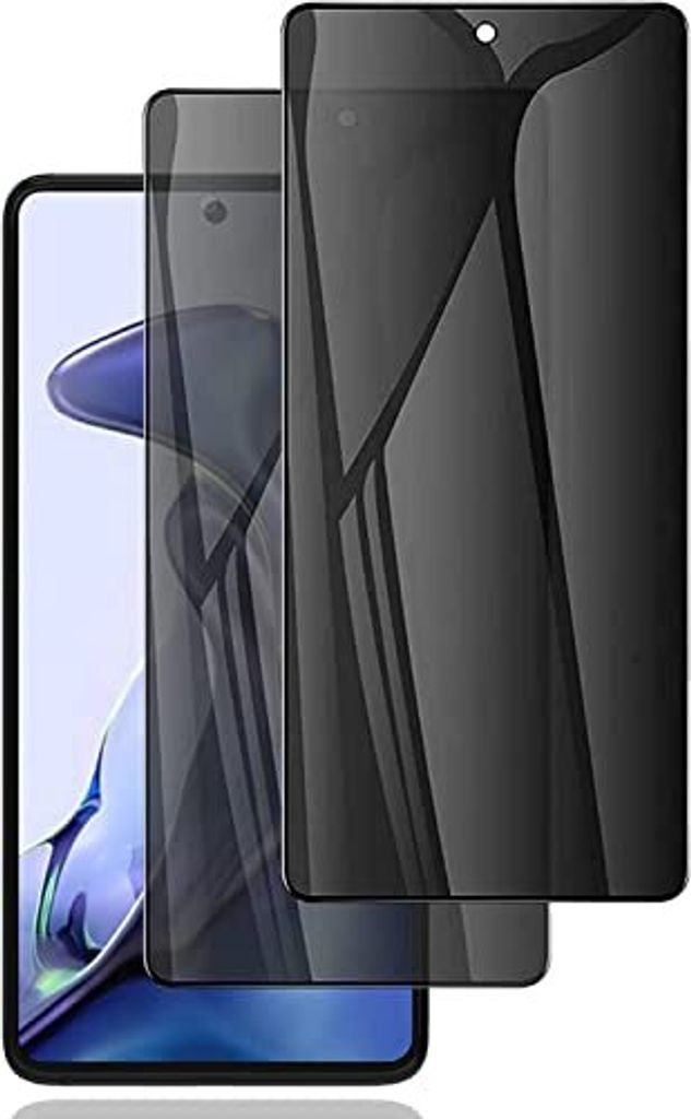 Pack 2 Privatsphäre Bildschirm Motorola Moto G72 - Anti -Spy -Film 9H Härte Beschützer Temperiertes Glas