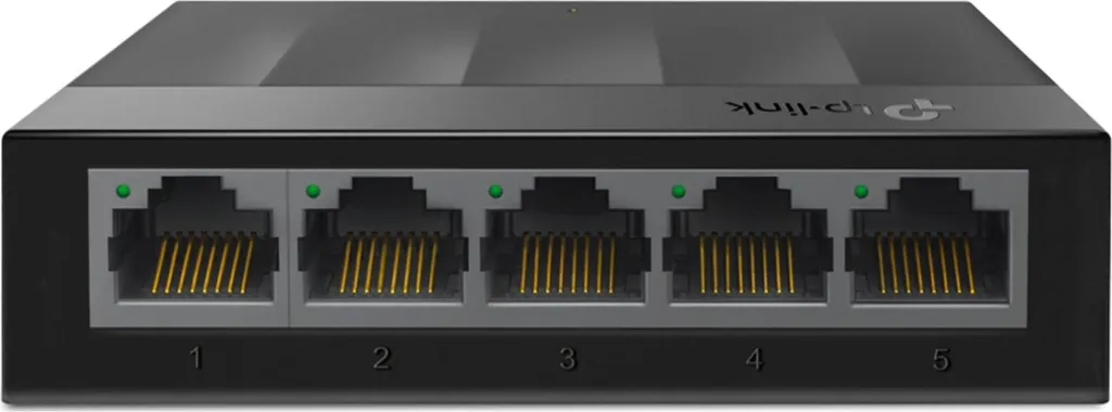 Switch Ethernet 5 Ports pour Bureau TP-Link LS1005G Gigabit Noir Efficace