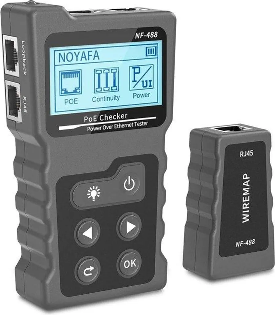 Testeur de câble LAN Elysium pour maintenance réseau et diagnostic UTP