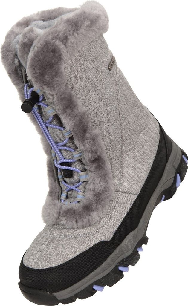Mountain Warehouse - Kinder Schneestiefel "Ohio" MW1677 (30,5 EU) (Dunkelgrau)