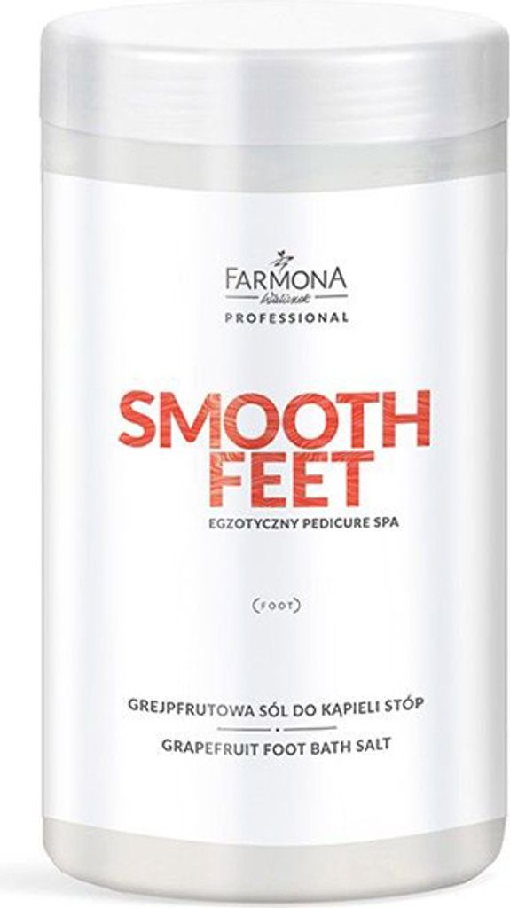 FARMONA SMOOTH FEET Grapefruit-Badesalz für die Füße 1400 g Produktbild 