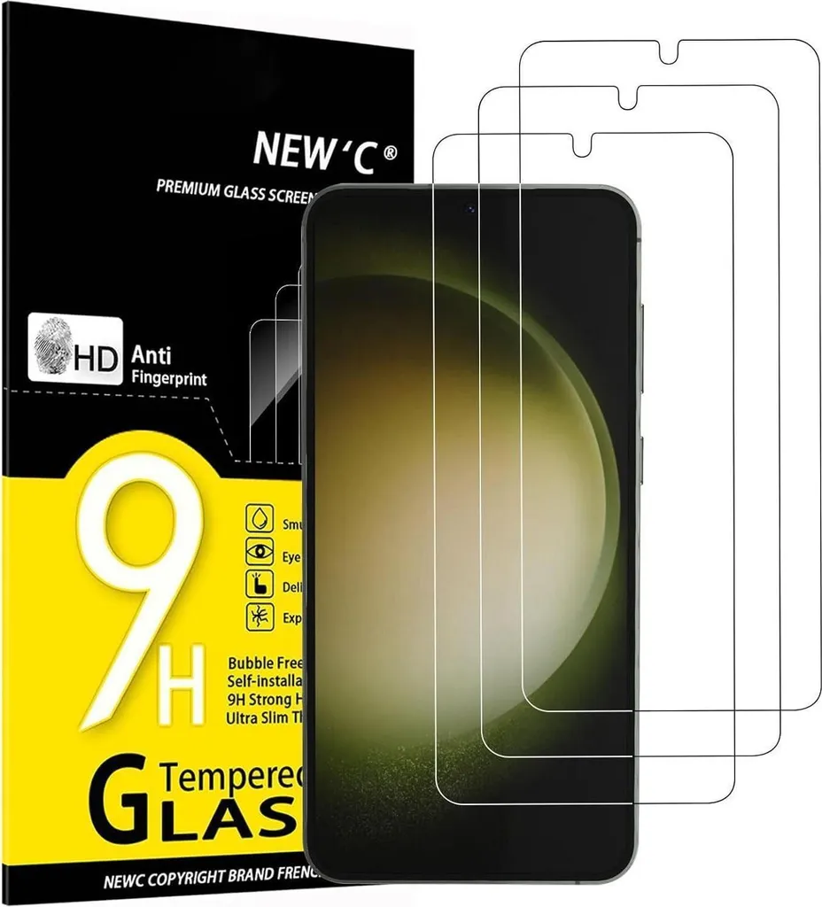 Anti-rayure Samsung Galaxy S23 Plus verre de protection 9H pack de 3