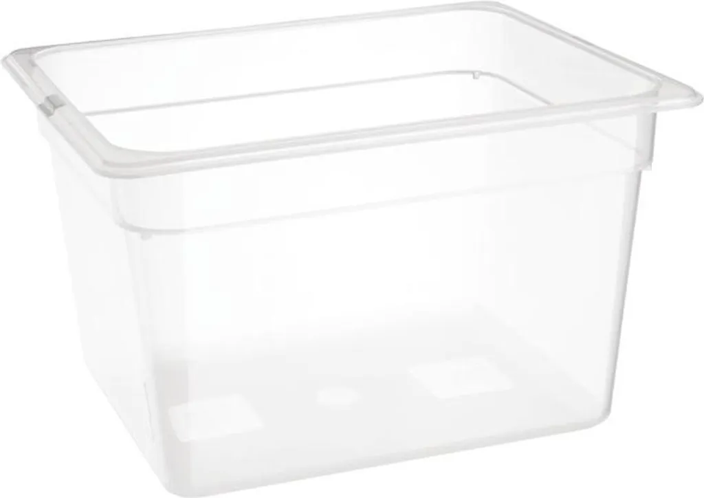 Nisbets Essentials GN 1/2 contenitore in polipropilene senza coperchio 20 cm