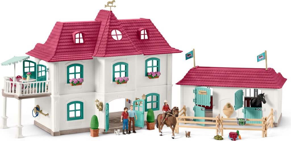 Schleich Großer Pferdehof mit Wohnhaus und Stall; 42416 Produktbild 3