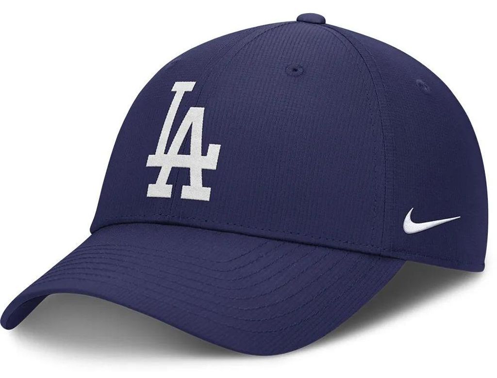 Nike Mlb La Dodgers Club Structured Uv Poly Ripstop Kappe Blau M-L Blau M-L