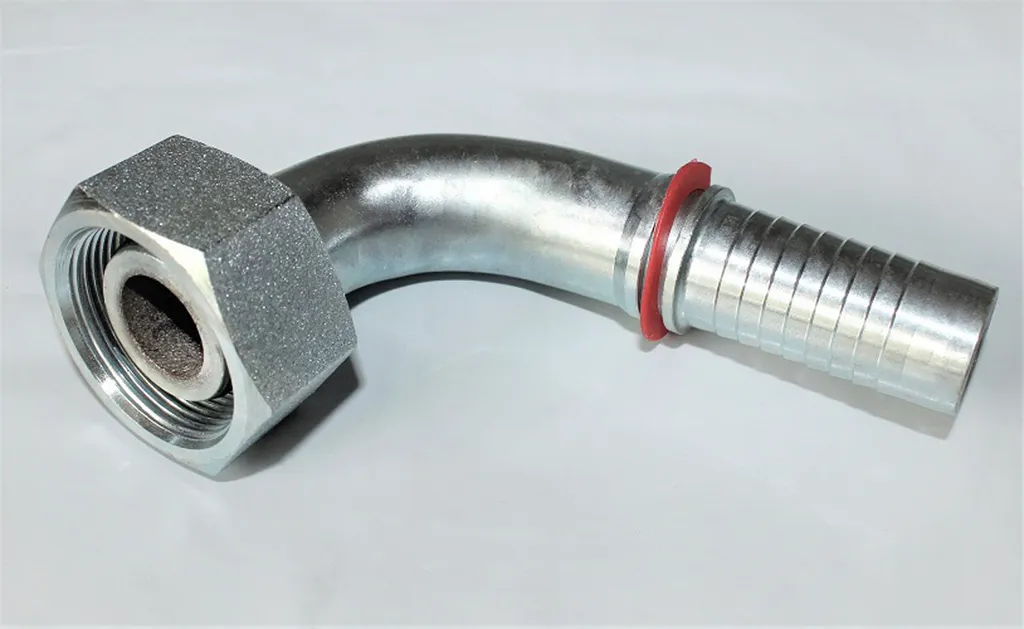 Raccordo per tubo idraulico Raccordo idraulico DKOS 90° M42x2,0 grommet25 RA30 Raccordo
