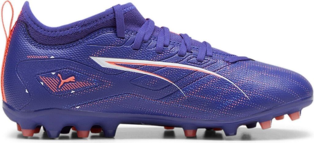 Puma Ultra 5 Match MG Jr. Kinder Fussballschuhe-108098, Farbe:Blau, Kinder Schuhe:38.5