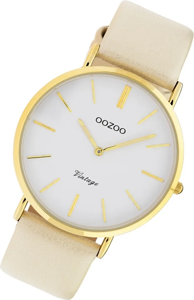 Offerta Oozoo Orologio Vintage C9961 - Prezzo Shock Pelle Crema