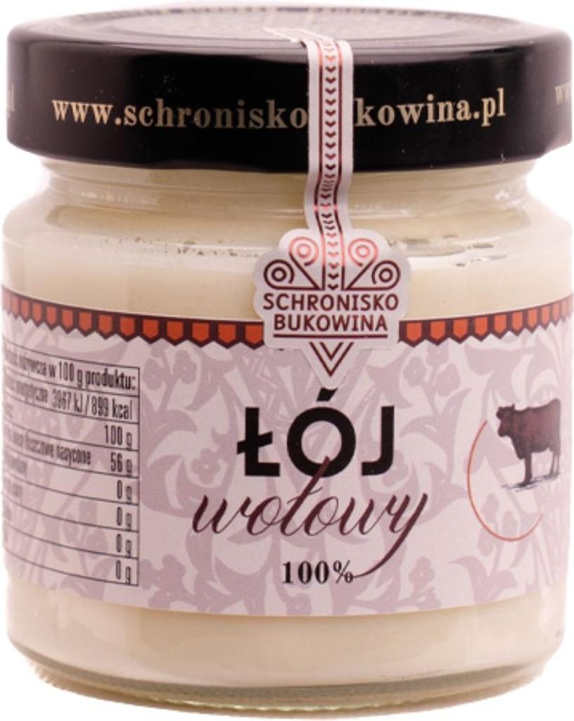 Łój wołowy 150g/212 ml - Schronisko Bukowina Zdjęcie produktu 