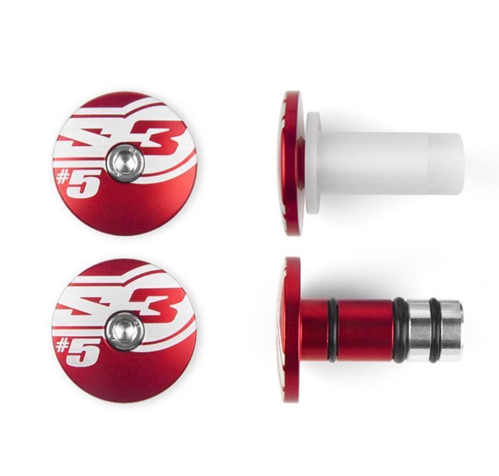 S3 End 5 Lenkerhörnchen Ø14mm rot