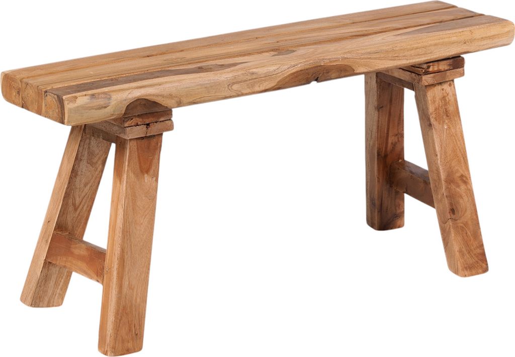 SITZBANK "PALMA" | Massivholz, 84cm | Flurbank, Blumenbank Produktbild 