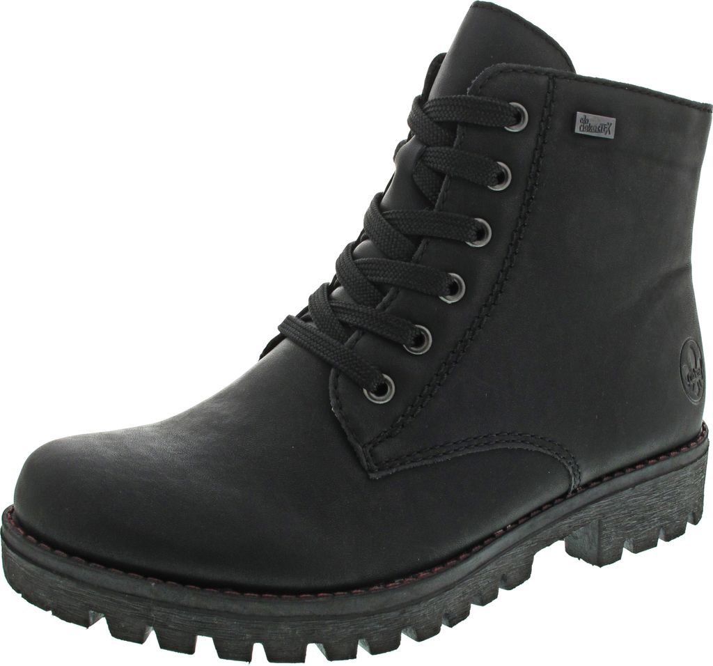 Rieker Schnürstiefel - Tiefschwarz Kunstleder Größe: 39 Produktbild 104