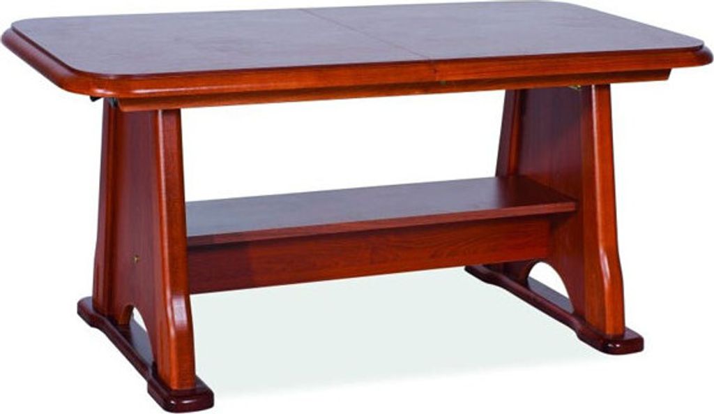 Couchtisch Wohnzimmertisch Beata 130x67x60cm Kastanie Produktbild 