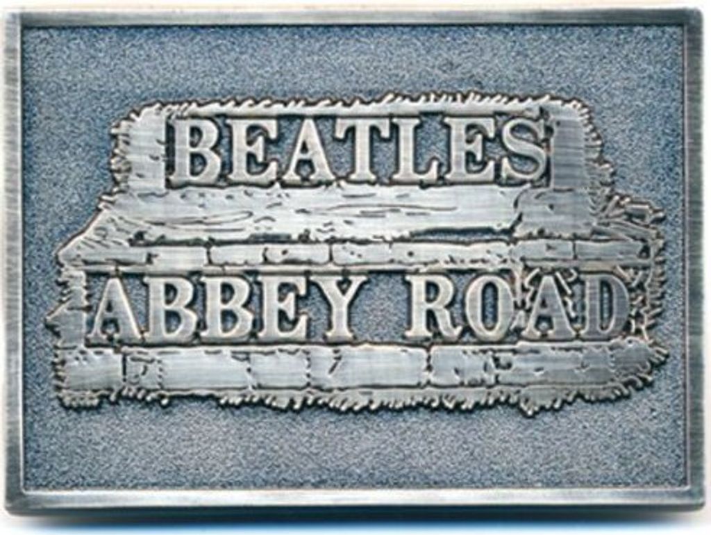 Die Beatles - Abbey Road Zeichen Gürtelschnalle