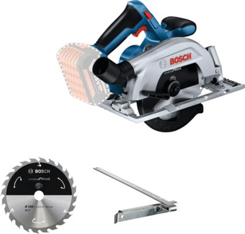 Bosch GKS 185-LI 16,5 cm Nero, Blu, Grigio 5000 giri/min Immagine del prodotto 