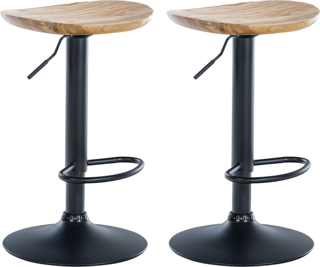 2er Set Barhocker HLO-CP293 natura