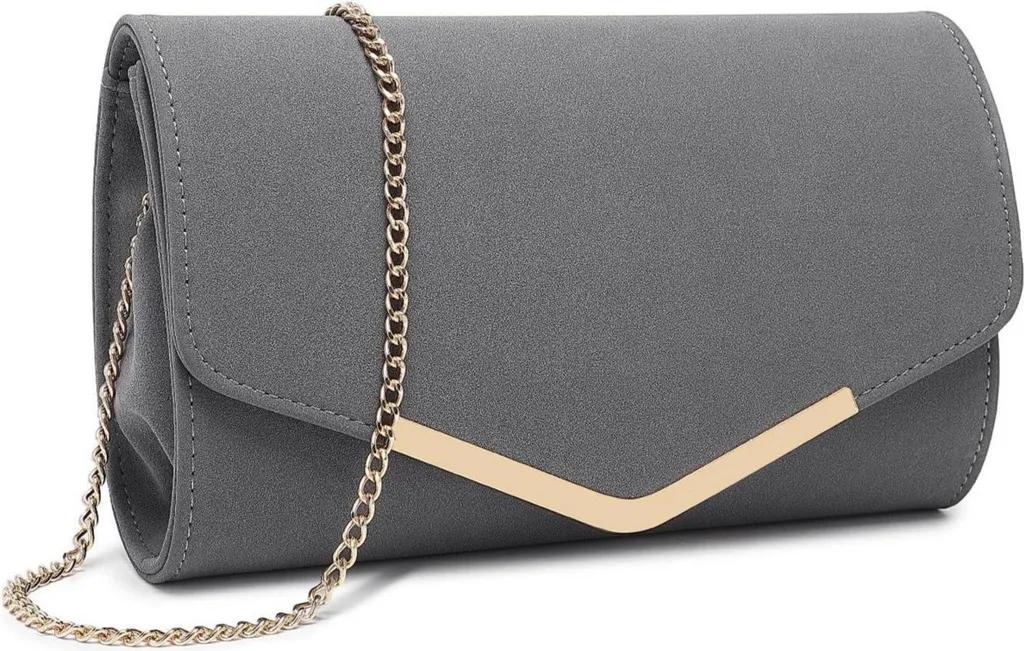 Pochette de Soirée Rigide en Cuir PU Haute Qualité avec Rabat Aimanté