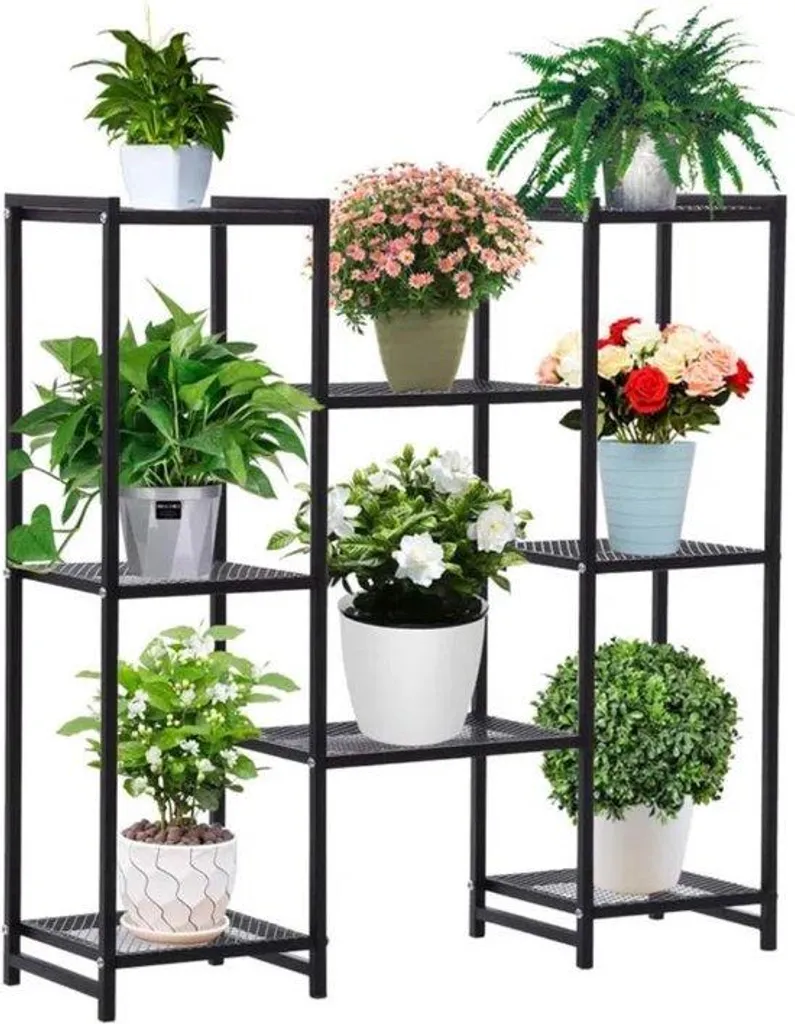 Support de fleurs intérieur et extérieur pour balcon et jardin d'été