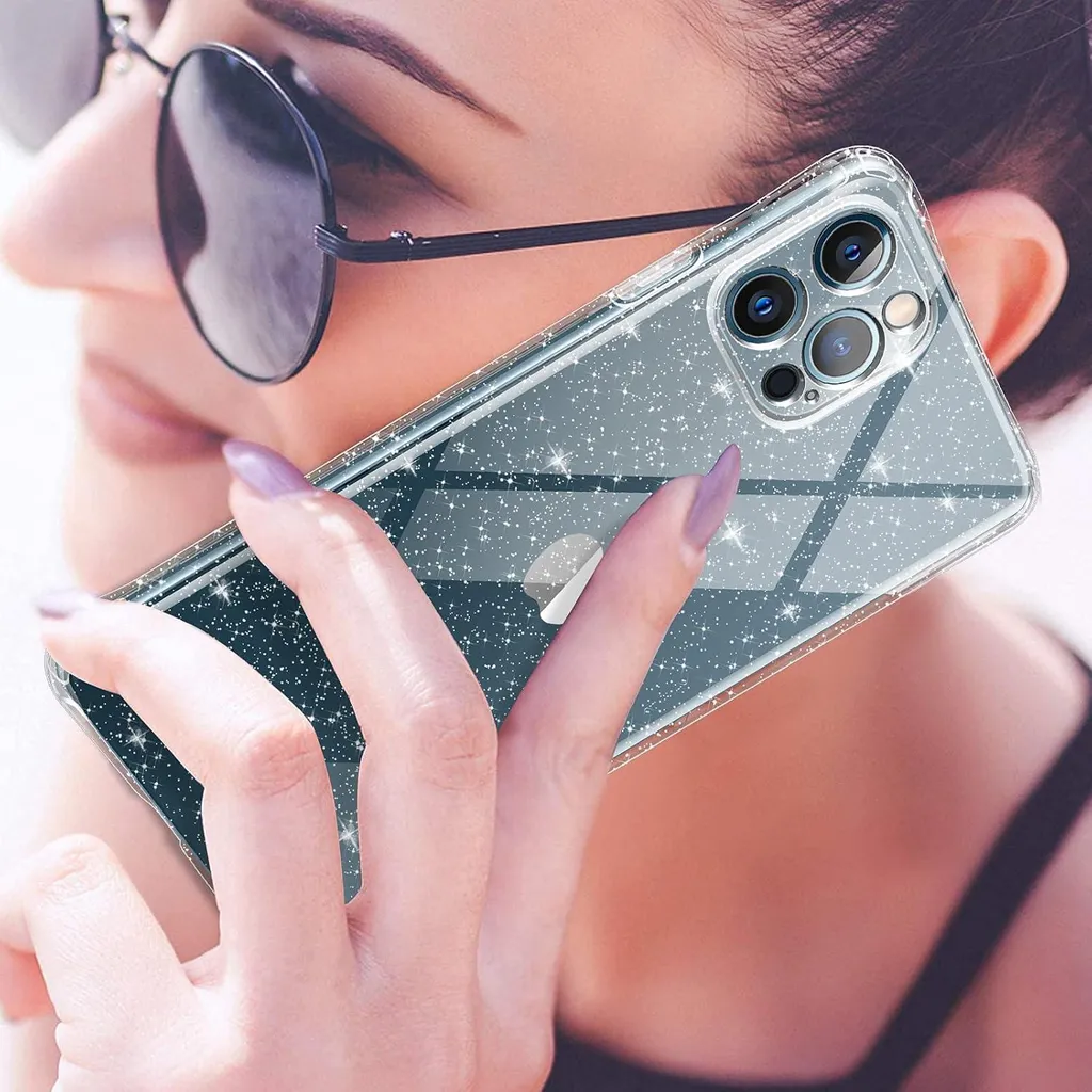 Custodia Crystal Gloss iPhone 12 Pro con Doppio Vetro Temperato 9H - 7