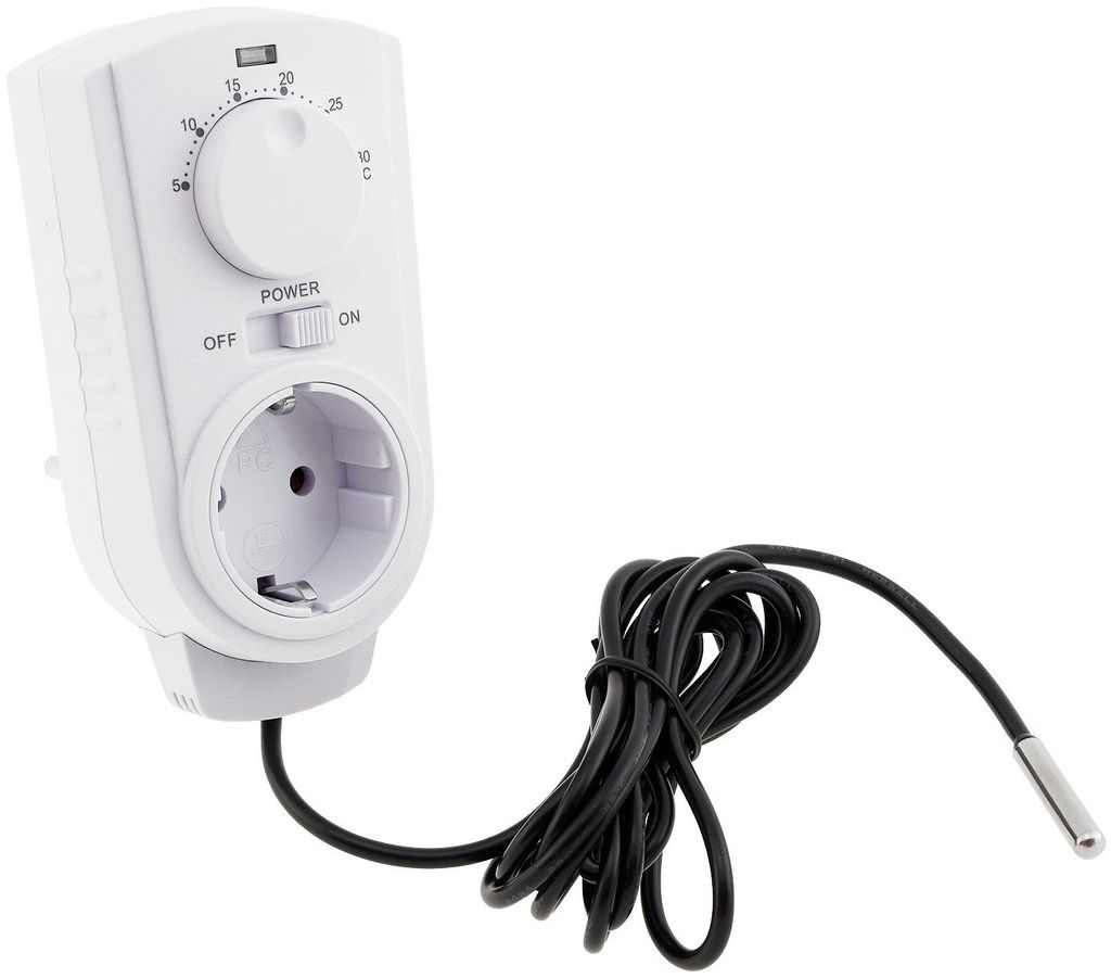 Termostat gniazdkowy ChiliTec 230V Zdjęcie produktu 