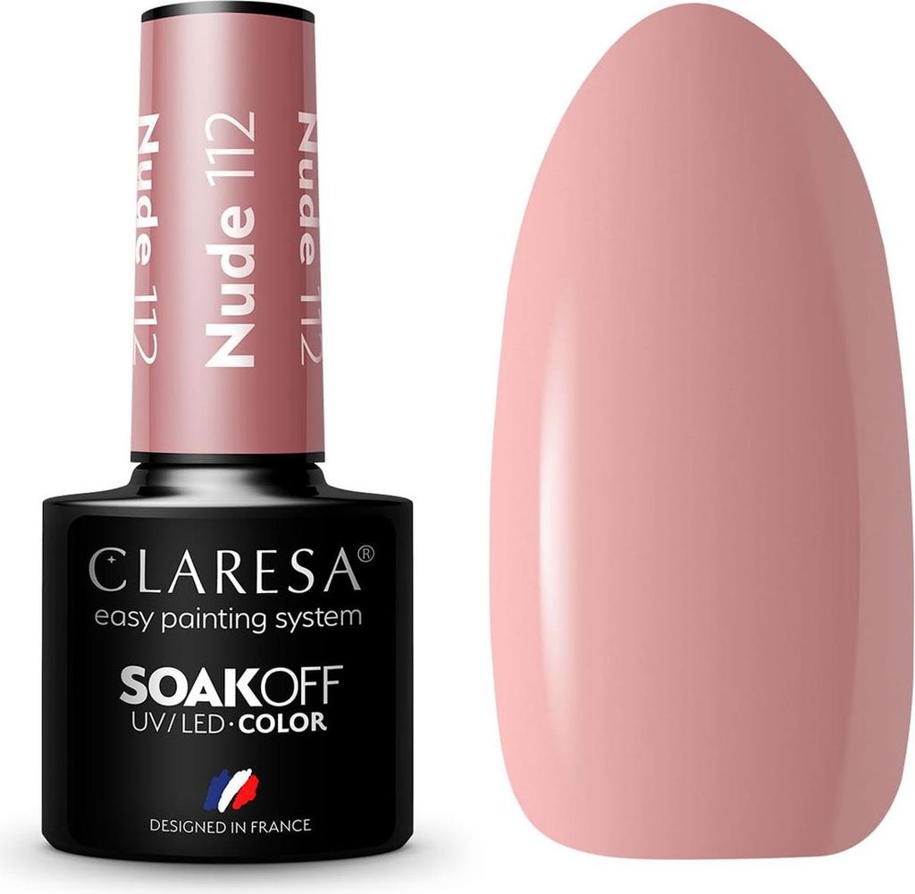 CLARESA Hybrid-Gel-Nagellack NUDE 112 -5g