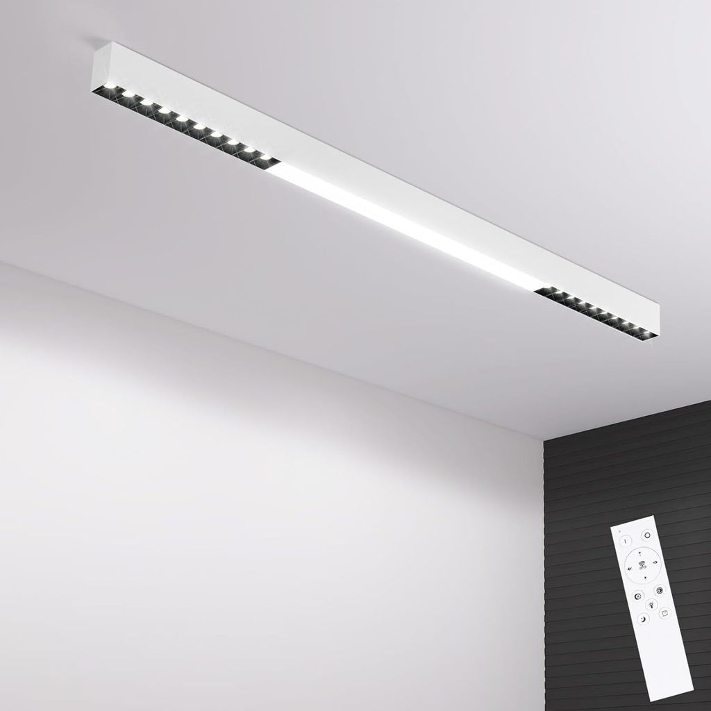 ZMH Plafonnier LED Blanc 32W Spot de plafond cuisine 107CM Image du produit 