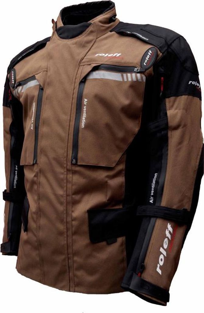 Roleff RO1122 Enduro-Motorradjacke – Robuste Offroad-Jacke mit Protektoren & Belüftung Roleff Größe: 4XL,