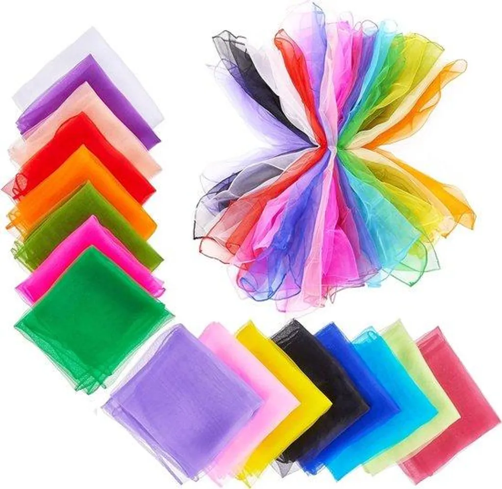 Foulards de danse pour bébés : stimulez l'éveil sans risque - 32 pièces