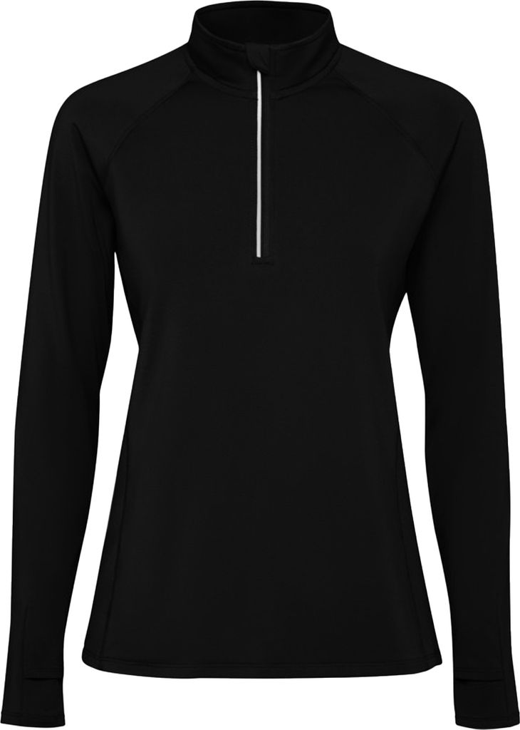 Roly - "Estambul" Sweatshirt mit kurzem Reißverschluss für Damen Langärmlig PF4728 (XXL) (Schwarz)