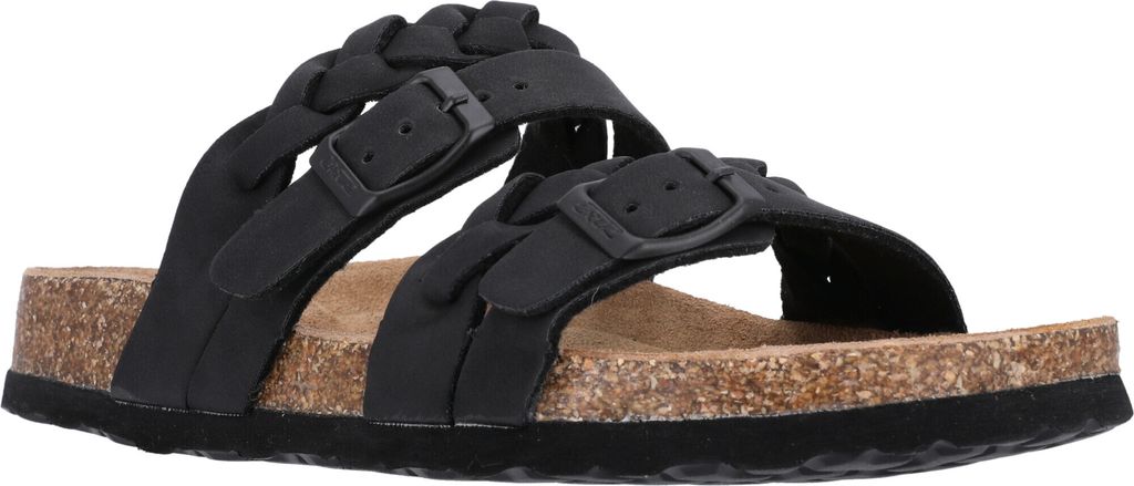 Cruz Sandalen Sapta mit Kork- und Naturkautschuksohle 1001 Black 41