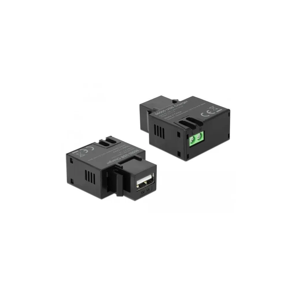Module de recharge USB Keystone Delock 1A pour tableau et prise murale - 2