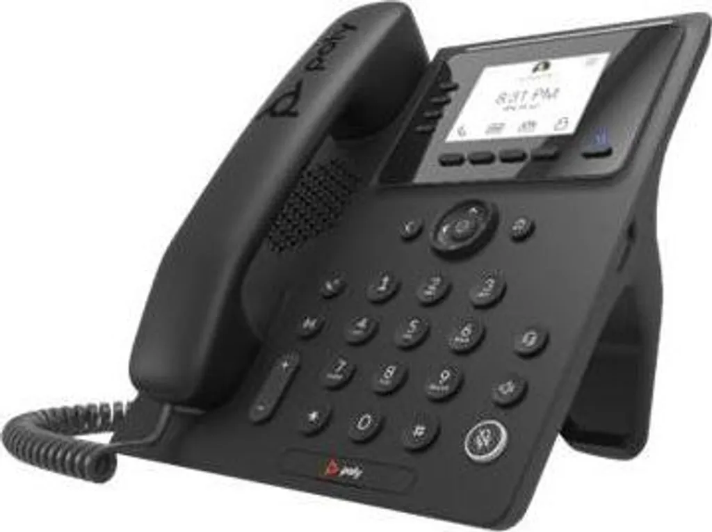 Téléphone IP Poly CCX 350 Poste de Bureau Android Noir avec Écran 2,8" - 2